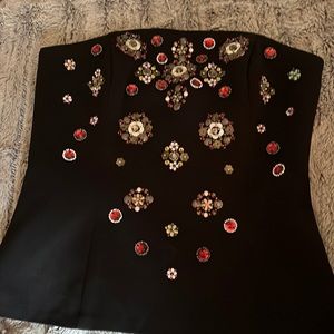White House Black Market Jeweled Corset